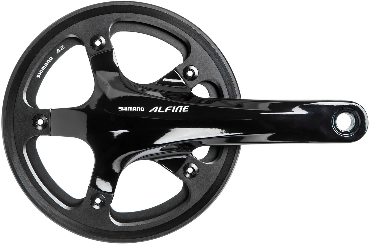 Shimano Alfine Kurbelgarnitur FC-S501 Mit Einfachem KSR 3 Shimano Alfine Kurbelgarnitur FC-S501 Mit Einfachem KSR