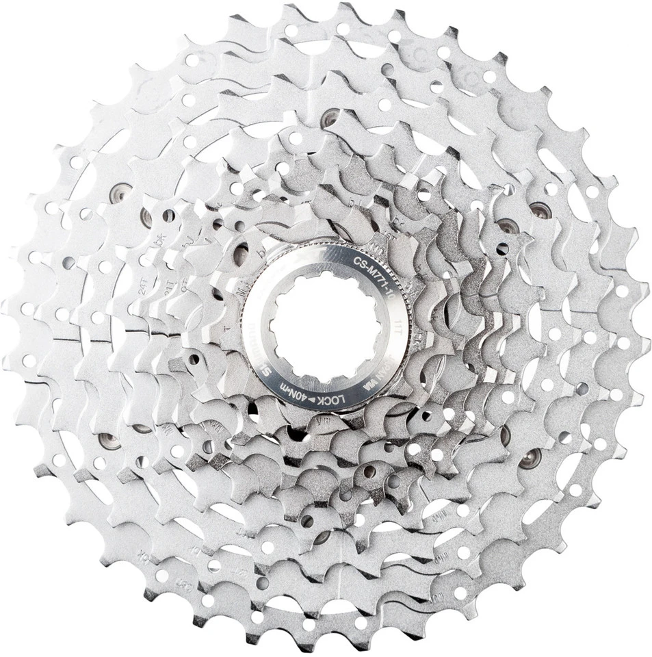 Shimano XT Kassette CS-M771-10 + Kette CN-HG95 10-fach Verschleißset 4 Shimano XT Kassette CS-M771-10 + Kette CN-HG95 10-fach Verschleißset – Bild 2