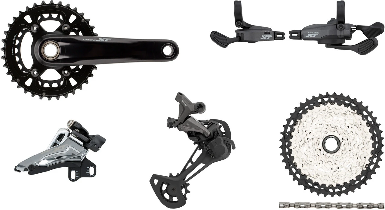 Shimano XT M8100 Gruppe 2x12 26-36 3 Shimano XT M8100 Gruppe 2x12 26-36