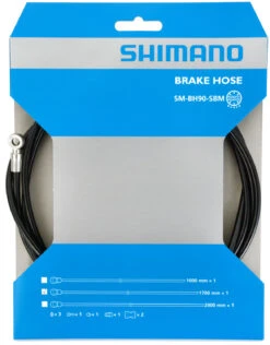 Shimano XTR/XT/SLX SM-BH90-SBM Bremsleitung 1700mm -Shimano Shimano Bremsleitung SM BH90 SBM 1700mm kurzbar ISMBH90SBML170 a